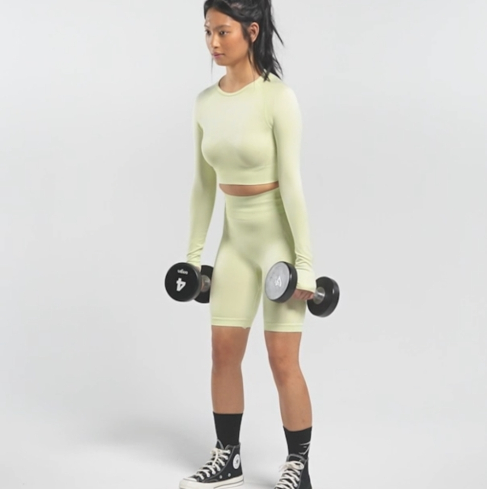 Gymshark Flex Crop Top & Cycling Shorts *SET*